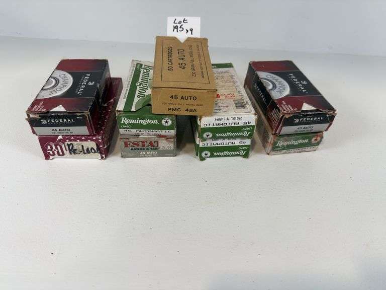 45 Auto reloaded rounds