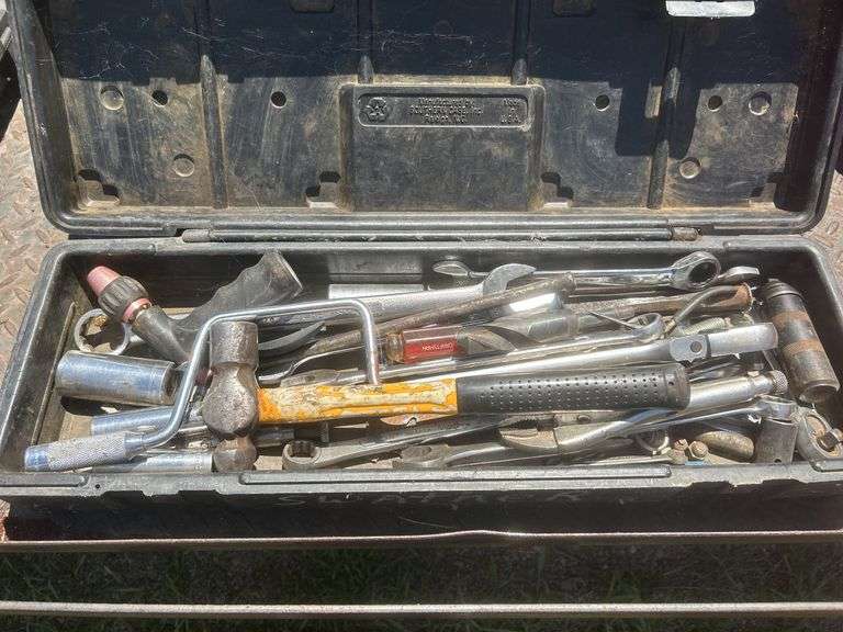 Handyman toolbox with tools