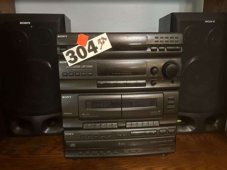 Sony LBT-D550 stereo system