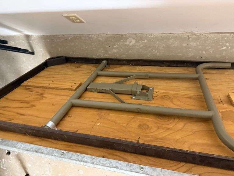 Large 8 foot wooden top table