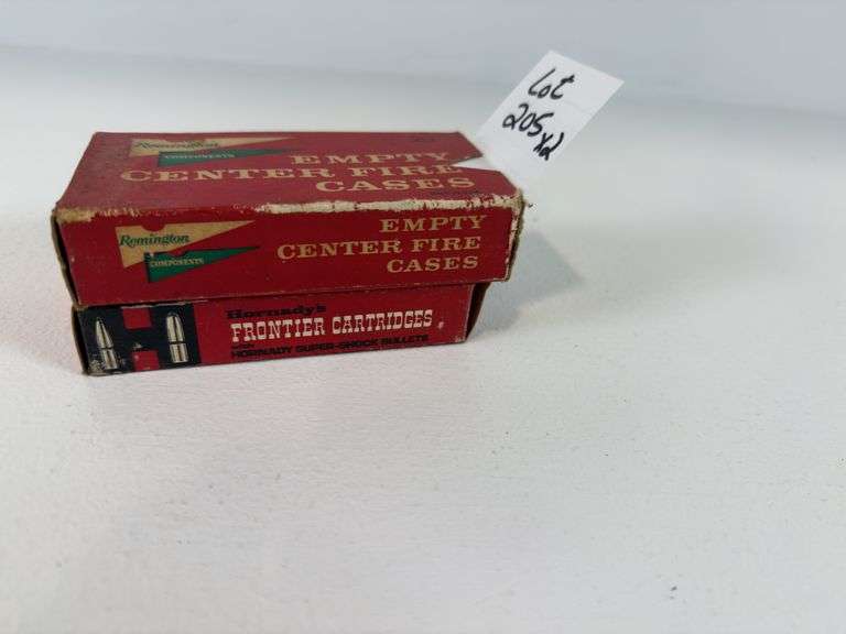 Vintage boxes 222 Remington ammunition
