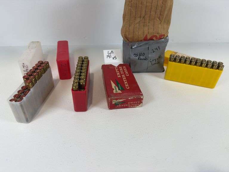 243 Winchester reloaded ammunition