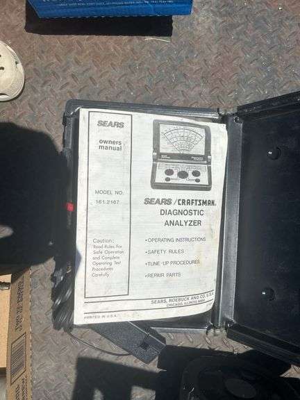 Sears/Craftsman diagnostic analyzer