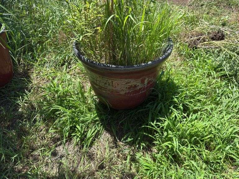 Two large planters