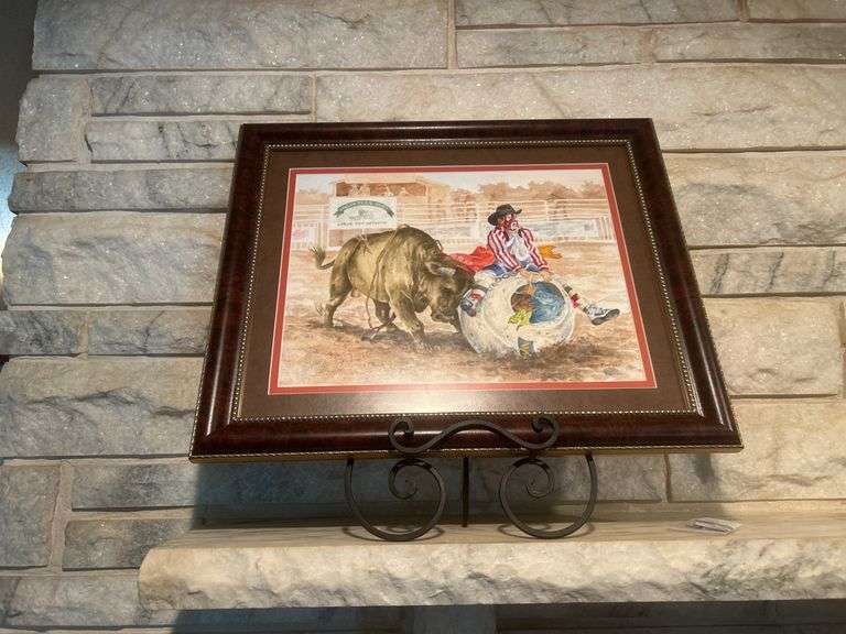 D Reiners Binfield Oregon Trail Rodeo paintings