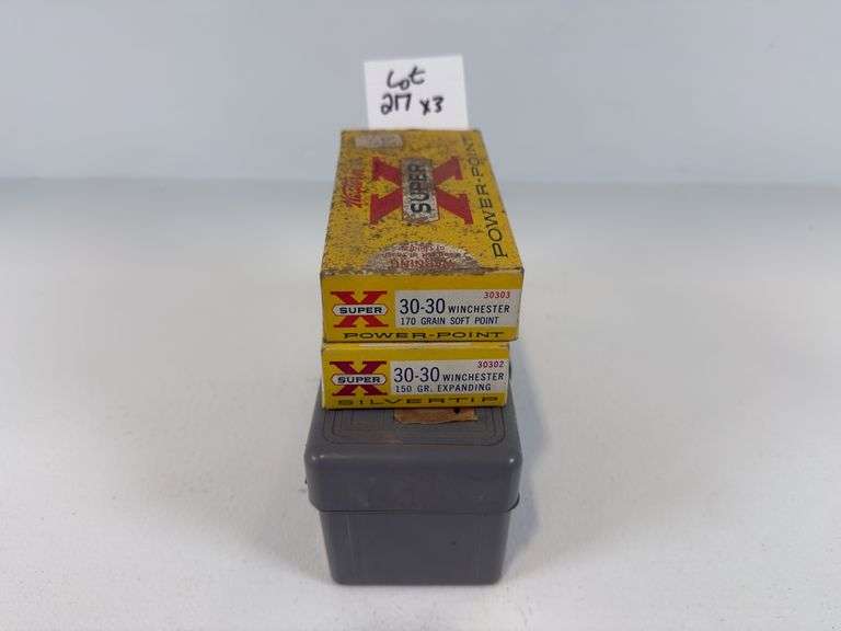 Vintage Winchester Western Super X 30-30 ammunition