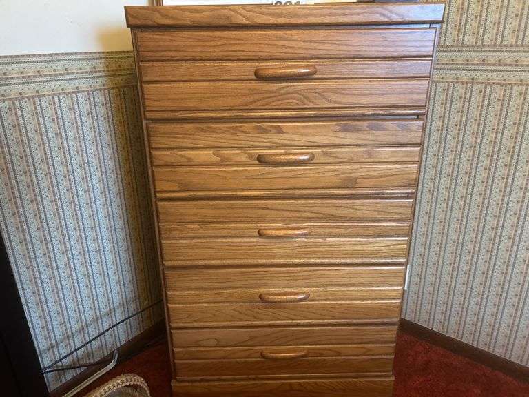 5 drawer stand up dresser and more