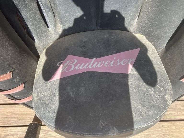 Budweiser baseball glove chair
