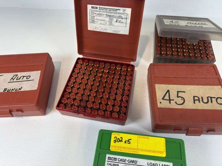45 Auto reloaded rounds