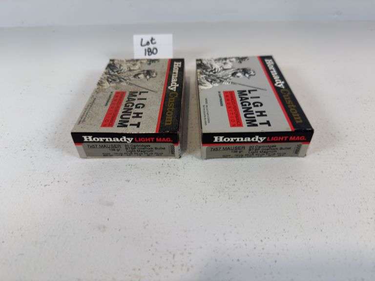 Hornady 7x57 Mauser ammunition