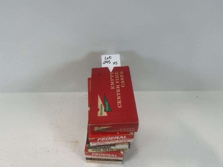 Vintage boxes 300 WIN MAG ammunition