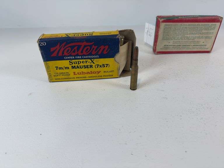 Vintage 7mm Mauser ammunition