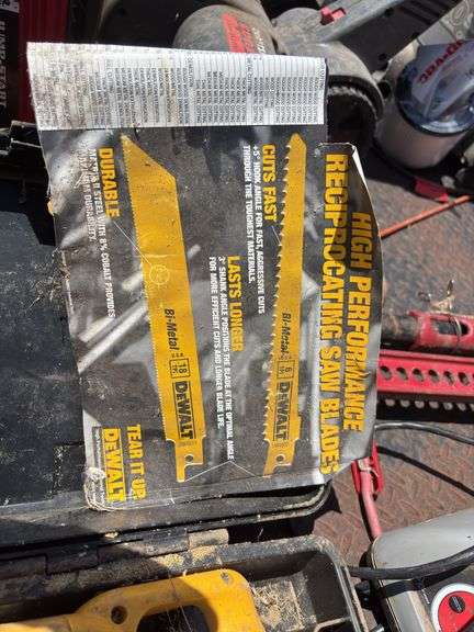 DeWalt corded reciprocating saw