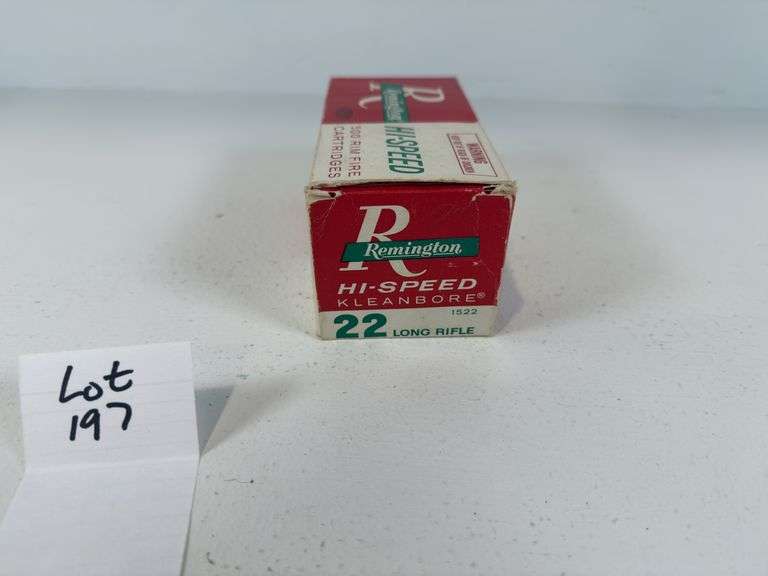 Vintage Remington 22 LR ammunition