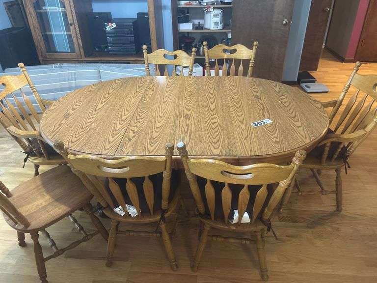 Dining table and chairs