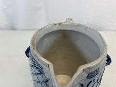 Antique stoneware pitcher