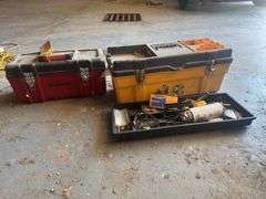 Toolboxes with tools