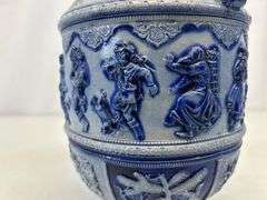 Antique stoneware pitcher ￼