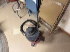 Folding chairs and shop vac