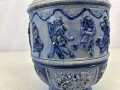 Antique stoneware pitcher ￼
