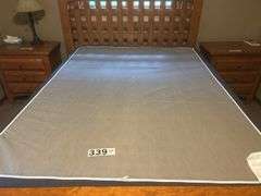Queen bedframe and mattress set