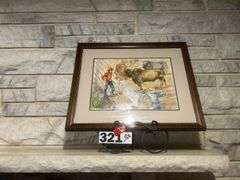 D Reiners Binfield Oregon Trail Rodeo paintings