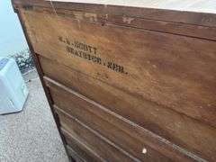 Vintage make up stand with mirro and dresser.