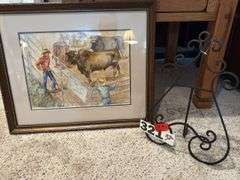 D Reiners Binfield Oregon Trail Rodeo paintings
