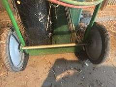 Oxy acetylene torch on rolling cart