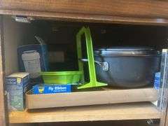 Pans, kitchen utilities and more