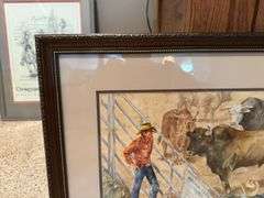 D Reiners Binfield Oregon Trail Rodeo paintings