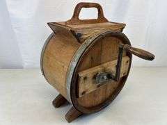 Antique barrel churn