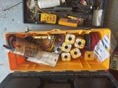 Toolboxes with tools