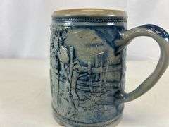 Antique stoneware pitcher ￼