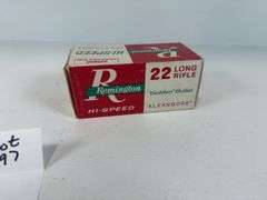 Vintage Remington 22 LR ammunition