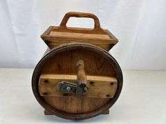 Antique barrel churn