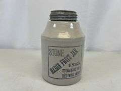 Red wing Mason fruit jar