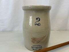 Red Wing #2 butter churn crock