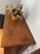 Oak entertainment center