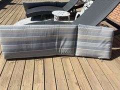 Patio lounge chairs with cushions