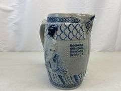 Antique stoneware pitcher