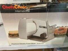 Meat grinder, and food slicer
