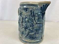 Antique stoneware pitcher ￼