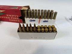Vintage boxes 222 Remington ammunition