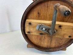 Antique barrel churn
