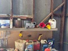 Workbench with tools