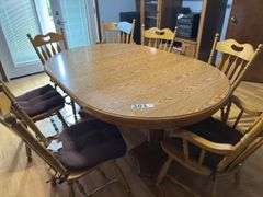 Dining table and chairs