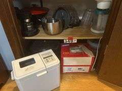 Espresso maker, electric wok, bread maker and more