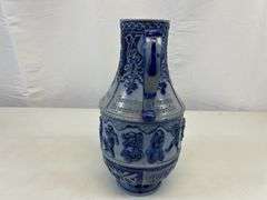 Antique stoneware pitcher ￼