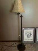 Oregon Trail rodeo prints and lamp